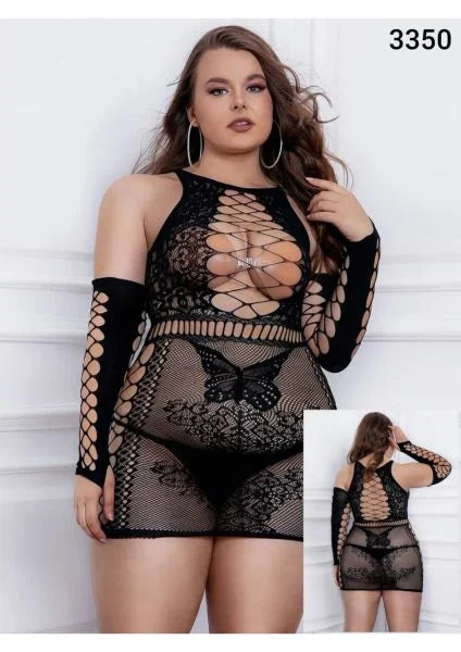 Büyük Beden Vücut Çorabı