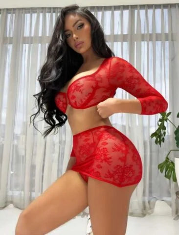 Erotik Etekli Sütyen Takım